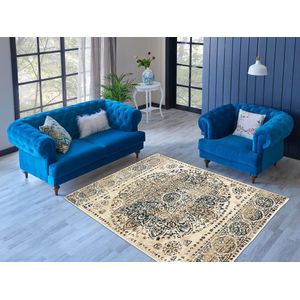 Aledin Carpets Darhan - Vintage - Vloerkleed 160x230 cm - Laagpolig - Tapijten woonkamer