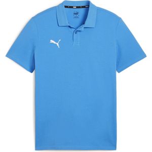 PUMA teamGOAL Casuals Polo Heren sportshirt - Ignite Blue-PUMA White