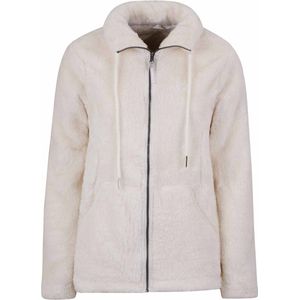 BJØRNSON Elin Coral Fleece Vest Dames 4 seizoenen - Zacht - Maat 52 - Off-White