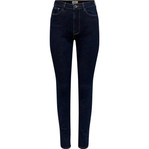 Only Jeans Onliconic Hw Sk Long Ank Dnm Noos 15247810 Dark Blue Denim Dames Maat - W25 X L32
