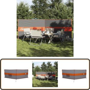 vidaXL Windscherm Camping - Waterdicht - 344x120 cm Kampeerscherm - Windscherm - Strandzeil - Zonnescherm - Buitenspeelplek