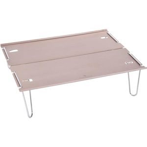 Boundless Voyage - Inklapbare Draagbare Aluminium Campingtafel - Lichtgewicht en Afneembaar - Kampeertafel voor Buitengebruik - Picknicken en Kamperen