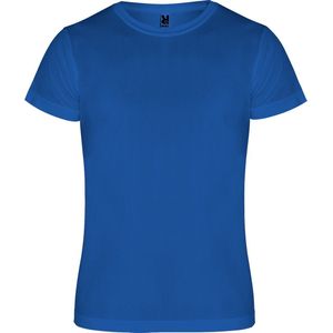 Kobalt Blauw unisex sportshirt korte mouwen Camimera merk Roly maat L
