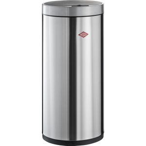 Wesco I.Master Prullenbak met Sensor RVS 30 liter - Automatische Soft Close Deksel - 30L - RVS Afvalemmer - Infrarood Sensor - Vuilnisbak met Elektrische Deksel - Sensorbediening - rond Prullenbak - RVS Mat