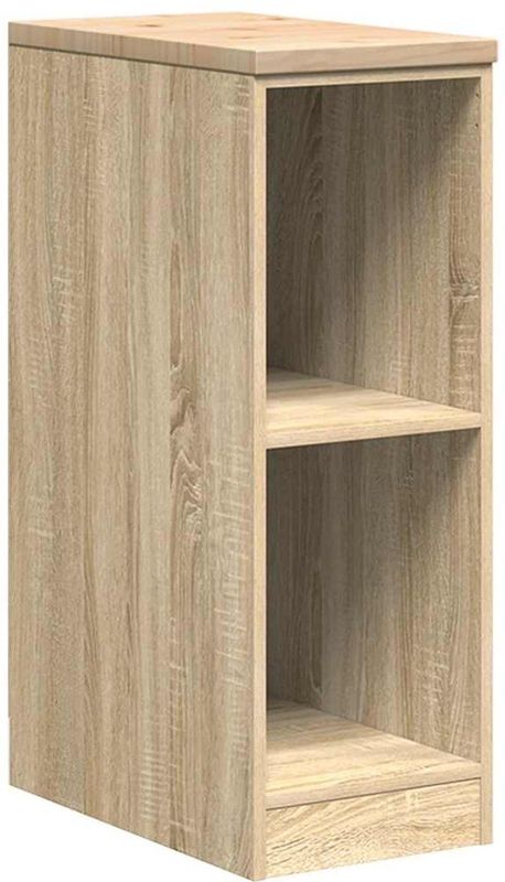 vidaXL - Garagekast - 30x51x85 - cm - massief - grenenhout - sonoma - eikenkleurig