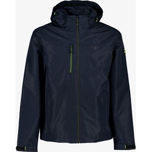 Kjelvik heren outdoor jas waterafstotend blauw - Maat 3XL - Met capuchon - Ritssluiting