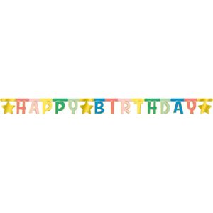 Folat - Letterslinger Happy Birthday Retro - 1,6 meter
