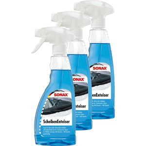 Sonax Ruitenontdooier spray - 3x - voor auto - 500 ml - antivries sprays - winter/vorst/bevriezen