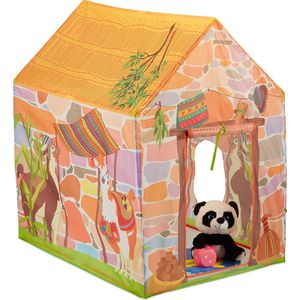 Relaxdays Speeltent Lama - Speelhuis Kinderkamer - Kindertent Indoor - Kinderspeeltent