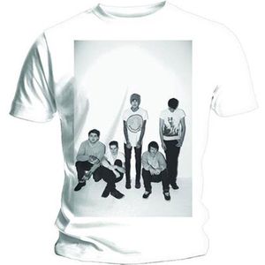 Bring Me The Horizon - Group Shot Heren T-shirt - M - Wit