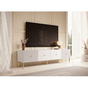 Meubella - TV-Meubel Vermont - Wit - 180 cm