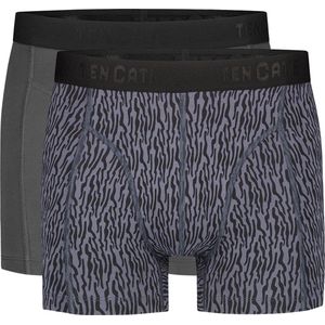 ten Cate Basics shorts cool lines grey 2 pack voor Heren | Maat XL