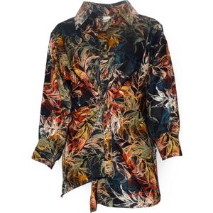 Ibramani Bryanna Dames Overhemd - Dames Blouse - Dames Top - Dames Rimpel Tuniek - Modern Batik