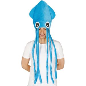Fiestas Guirca - Blauwe octopus hoed