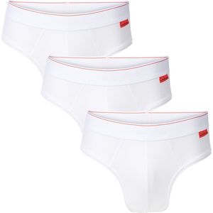 Undiemeister Slip - Slip heren - Ondergoed - Gemaakt van Mellowood - Tencell - Boxer briefs - Chalk White (Wit) - 3-Pack - 3XL