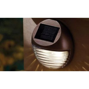 Grundig Solar Wandlamp - Dag & Nacht Sensor - Buitenverlichting Tuinverlichting  ZWART