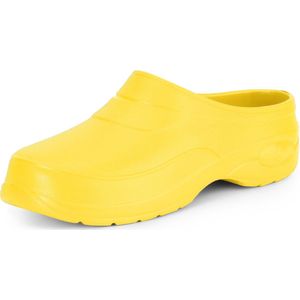 Ladeheid Unisex Clogs Tuinklompen - Tuinschoenen - Lichte - Dames - Heren - Geel1 – 39 – LA-KL-037