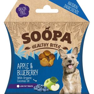 Soopa - Bites - hondensnack - Appel & Blauwe bes - vegan - vegetarisch