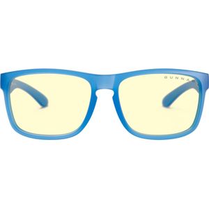 GUNNAR Gaming- en Computerbril - Intercept, Pop Cobalt Frame, Amber Tint - Blauw Licht Bril, Beeldschermbril, Blue Light Glasses, Leesbril, UV Filter