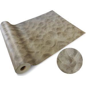 Karat Vloerbedekking - PVC vloeren 3D - Zand - 100 x 400 cm