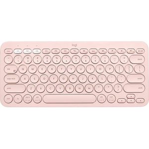 Logitech K380 Multi-Device Bluetooth Keyboard - Toetsenbord - draadloos - Bluetooth 3.0 - Duits - roze