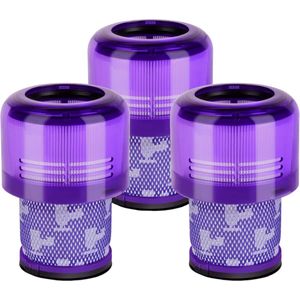 Zedar HEPA-filter - 3 stuks - Geschikt voor Dyson V11, SV14 en V15 steelstofzuigers