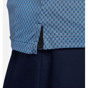 Nike Heren Tour DriFit Golfpolo Blauw Print