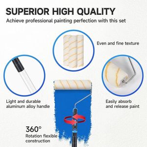verfroller / Paint Roller Brush Set 18