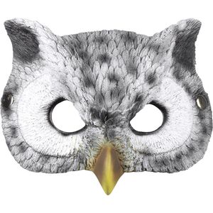 Boland - Foam halfmasker Uil - Kinderen en volwassenen - Uil - Dieren