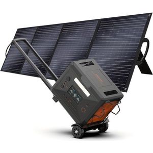 Draagbare Power Station – Mobiele Energievoorziening – Noodstroom – Zonne-Generator – Camping Accu – 2304 Wh Batterij – 2500W Vermogen