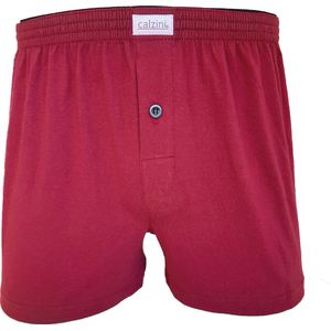 Calzini Wijde Boxershorts Heren 2-Pack Classics Multipack - XXL - Rood - Bordeaux