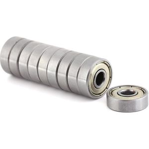 Lager Kogellager 626 Koolstofstaal 10 Stuks Metaal Afgeschermd Duurzaam - Miniatuur 626Zz Kogellagers (6x19x6mm)