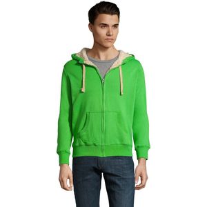SOLS Sherpa Unisex Zip-Up Hooded Sweatshirt / Hoodie (Franse marine)