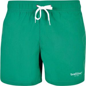 Heren Zwembroeken met Ballin Est. 2013 Small Logo Zwembroek Print - Groen - Maat S