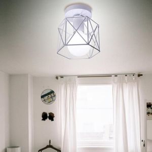 Moderne Plafondlamp - Wit - Moderne Lamp - E27 - Gangpad of Hal Lamp - Vintage Lamp - Plafoniere