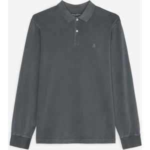 Marc O'Polo - Poloshirt Donkergrijs - Modern-fit - Heren Poloshirt Maat M