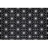 SIBEL - Laagpolig vloerkleed - Zwart - 160 x 230 cm - Viscose