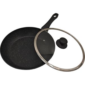 Volkskuchen Koekenpan met Deksel - Ø 28 cm- inductie