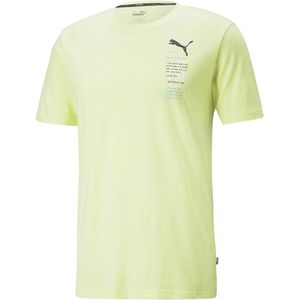 PUMA Neymar Jr 24/7 Graphic T-shirt Heren - Fresh Yellow - XL