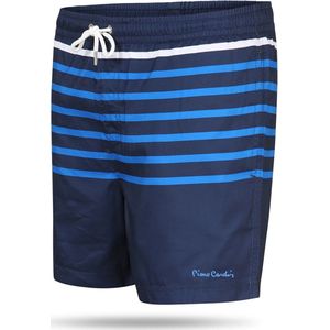 Pierre Cardin - Heren Zwembroeken Swim Short Stripe - Blauw - Maat S