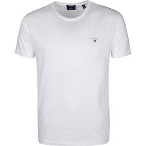 Gant - T-Shirt Original Wit - Heren - Maat 3XL - Regular-fit