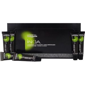 Loreal Paris Inoa Oxidatieve haarkleur crème haarkleur  zonder ammoniak - 6x8g - 06.66 dark blonde deep red / dunkelblond tiefes rot  06.66 dark blonde deep red / dunkelblond tiefes rot