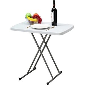 Hoogte Verstelbare Schraag Tafel 2.5FT/76cm voor Camping en Picknick Outdoor Party. bijzettafel buiten