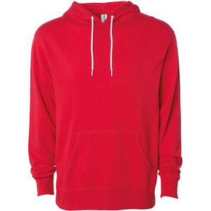 Lightweight Unisex Hoodie met capuchon Red - L