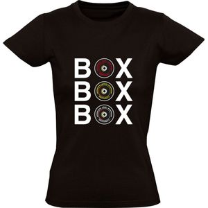 Box Box Box Dames T-shirt - zandvoort - pitstop - banden