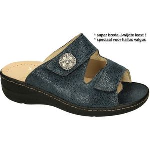 Fidelio Hallux -Dames - blauw donker - slippers & muiltjes - maat 36