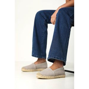 Shabbies Amsterdam Espadrille Elche Espa Licht Grijs - Maat 38