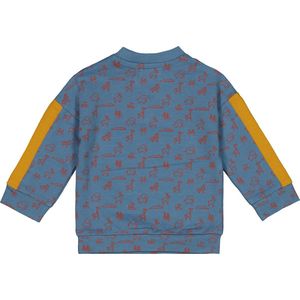 4PRESIDENT Sweater jongens - Zoo AOP - Maat 62 - Jongens trui