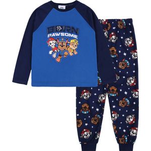 PAW Patrol - Marineblauwe Pyjama voor Jongens met Lange Mouwen / 104