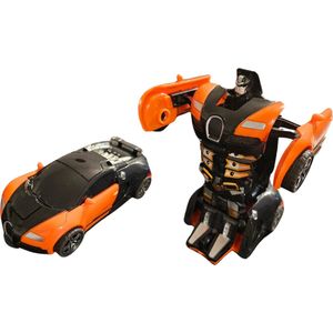 Robotauto - 2 in 1 - Transformers - Oranje